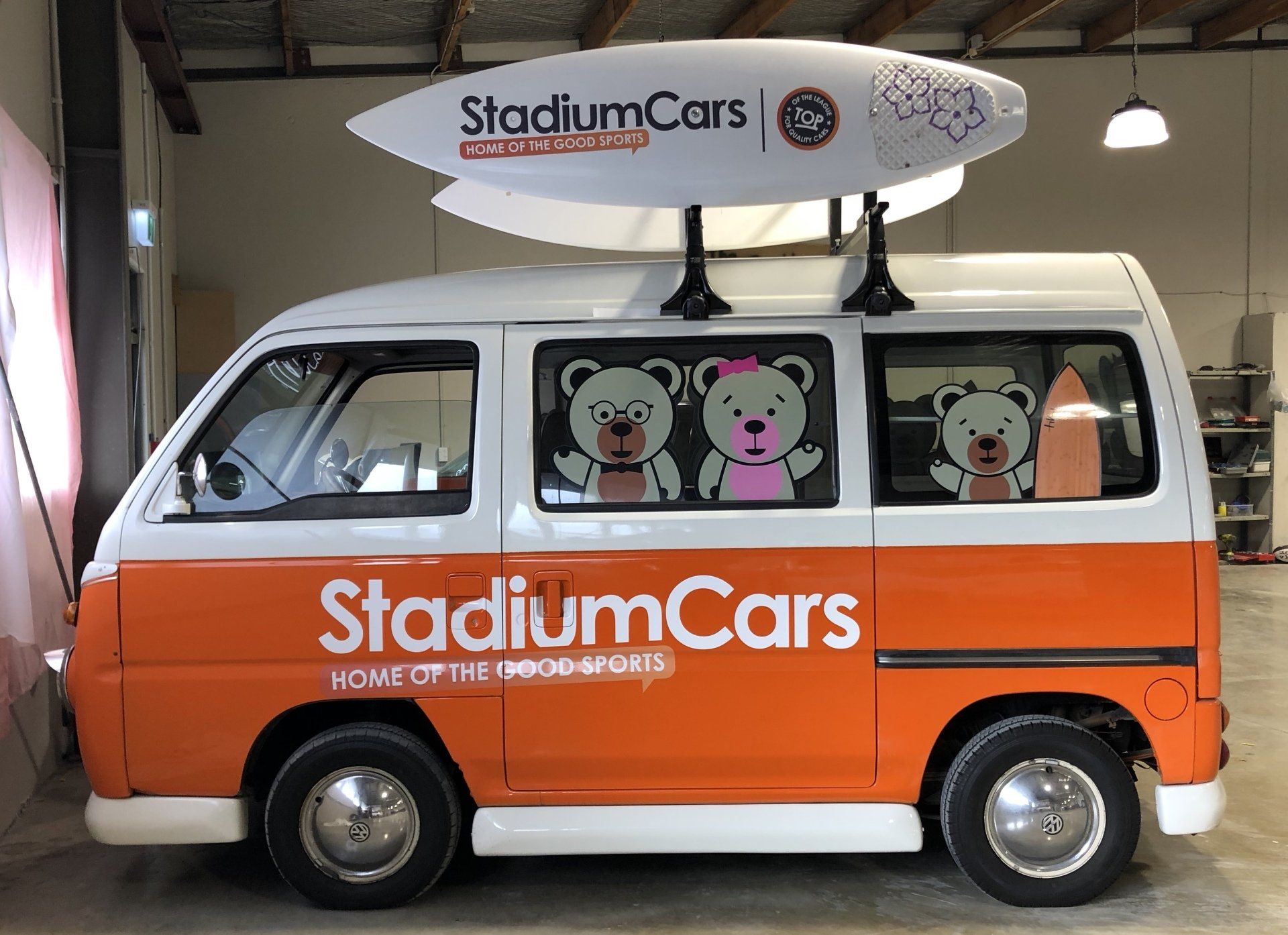 Stadium Cars wrap by Transform Graphics