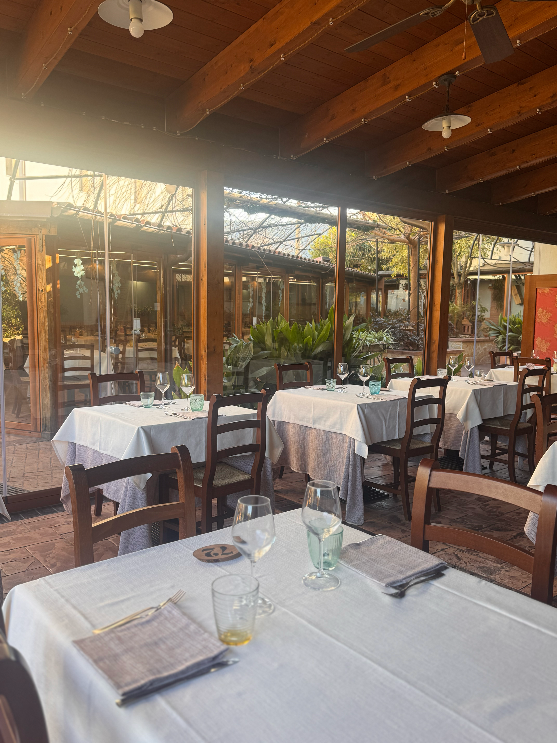 veranda della trattoria
