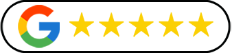 A google logo with five stars on it.