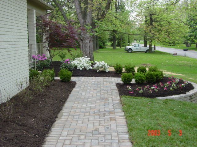 Pathway Outside the House — Columbus, OH — Scioto Landscaping