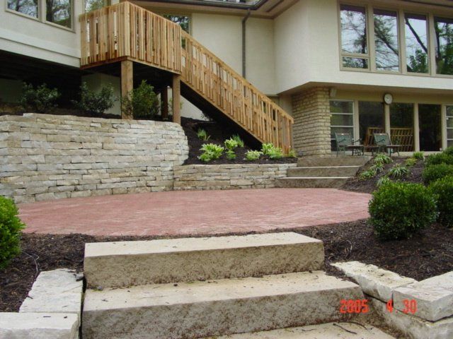 Small Landscape Outside a House — Columbus, OH — Scioto Landscaping