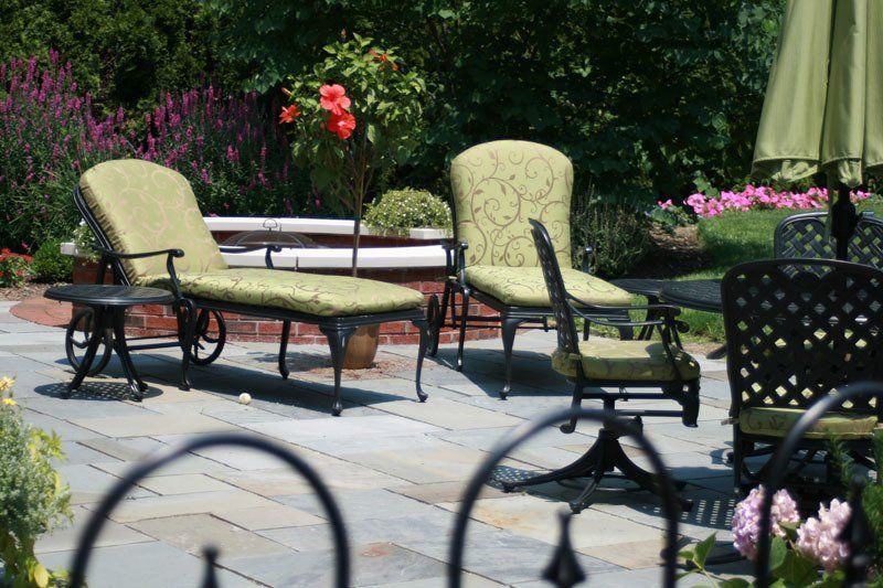 Chairs and Table on Outdoor — Columbus, OH — Scioto Landscaping