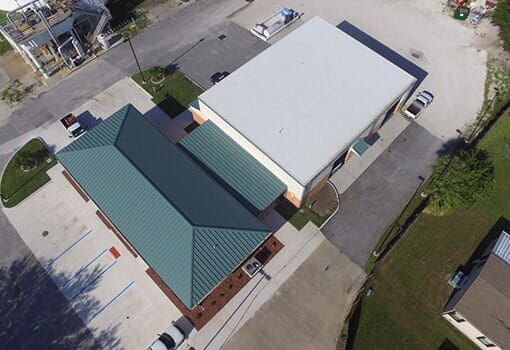 Flat roof install