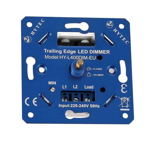 TE7637N - Dimmer LED 4-400W 230Vac Programmabile Leading edge + Trailing  edge + Timer luce scale preavv. in rampa