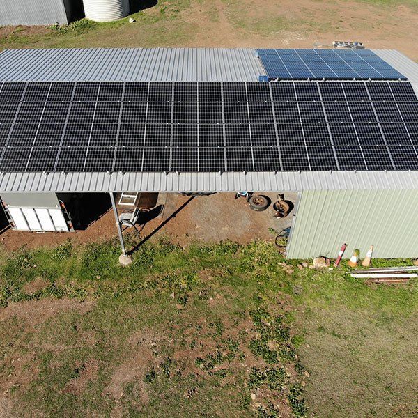 Top View of Solar Panel on the Roof — Electrical & Solar in Toowoomba, QLD
