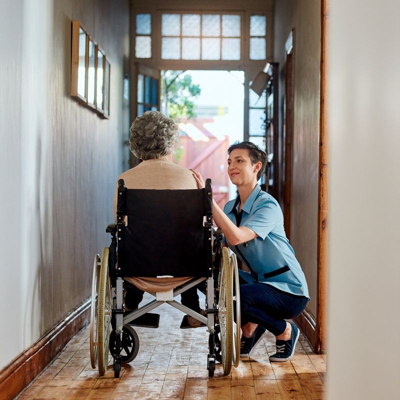 Nurse Caring for A Senior Patient – Beaver Falls, PA – Cambridge Village
