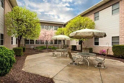 Nursing Home Outdoors – Beaver Falls, PA – Cambridge Village