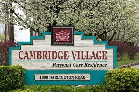 Cambridge Village Outdoor Signage – Beaver Falls, PA – Cambridge Village