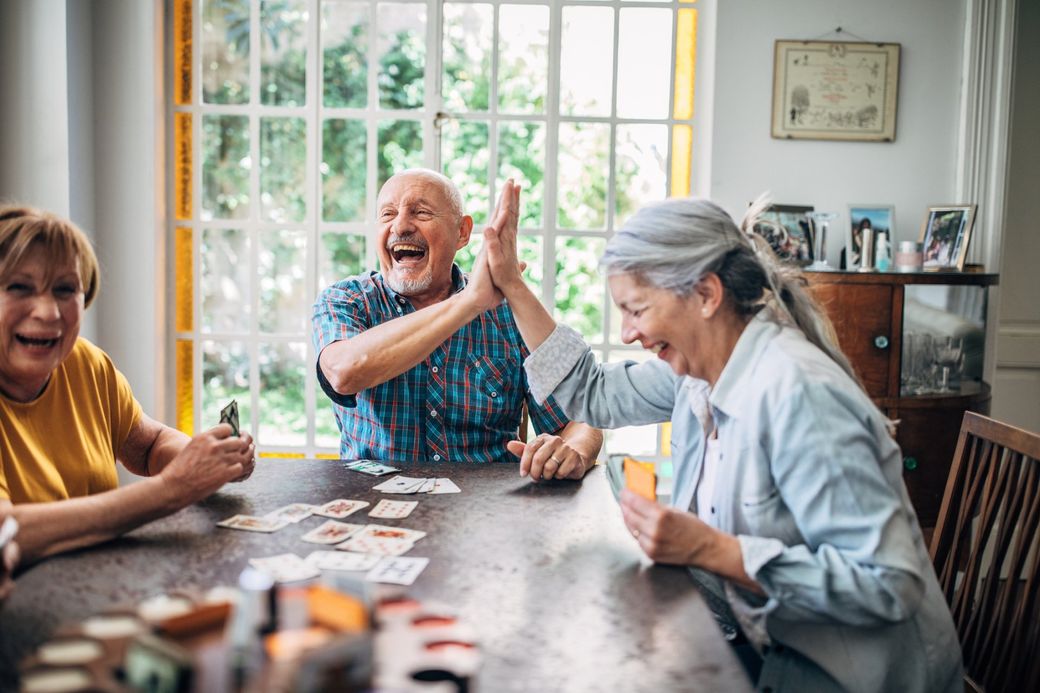Senior People Playing Cards – Beaver Falls, PA – Cambridge Village