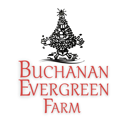 Buchanan Evergreen Farms Logo