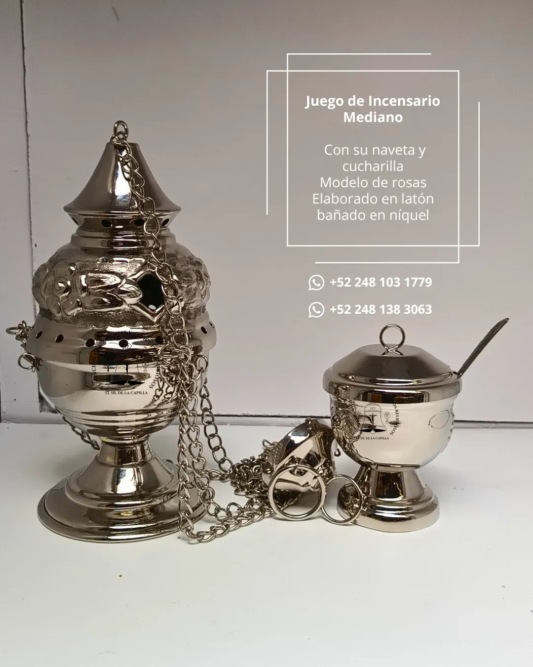 Juego de Incensario Mediano