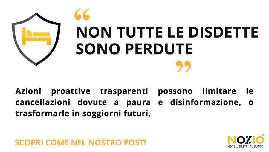 Scudo con icona di letto, testo: