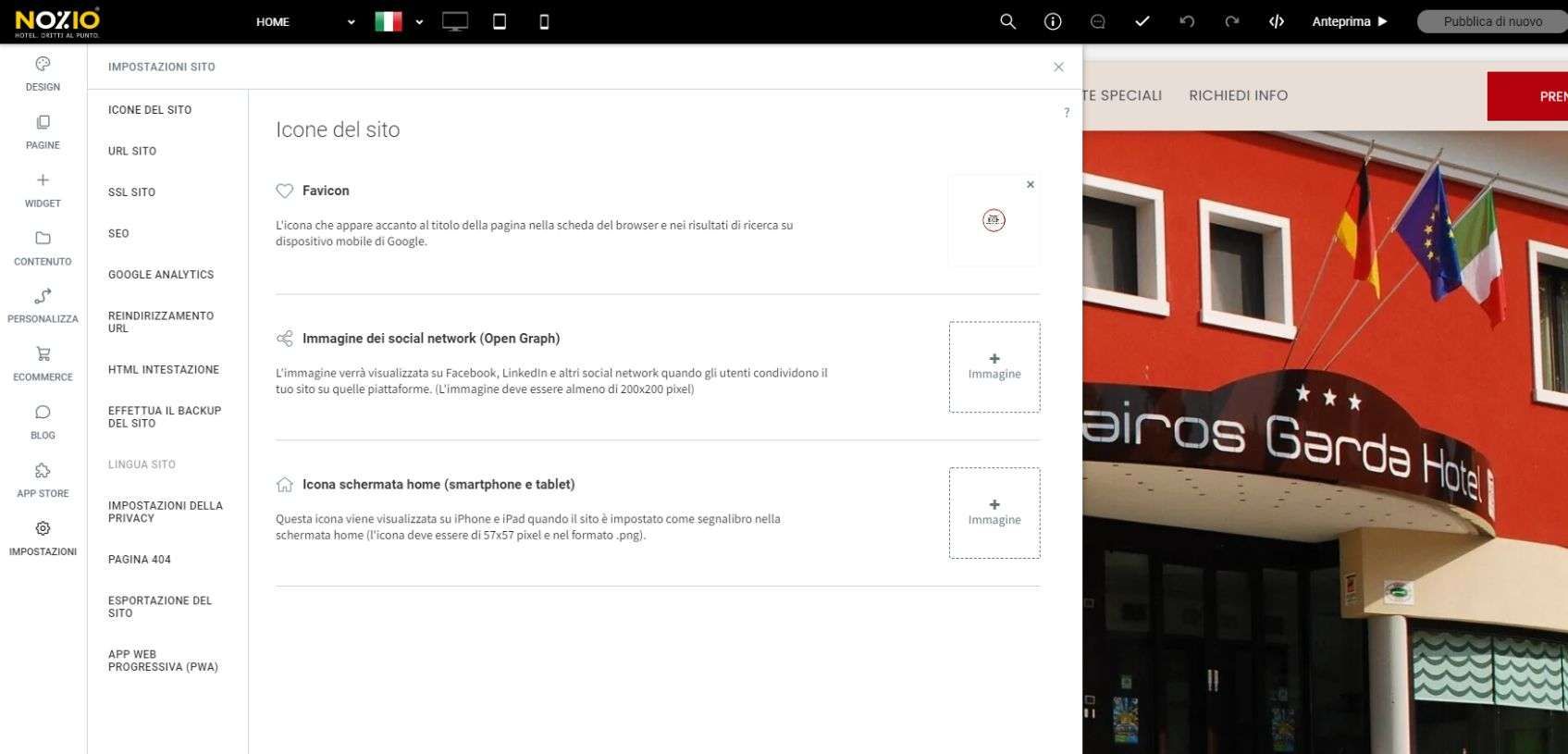 Una pagina web su un portatile che mostra le recensioni di un hotel.