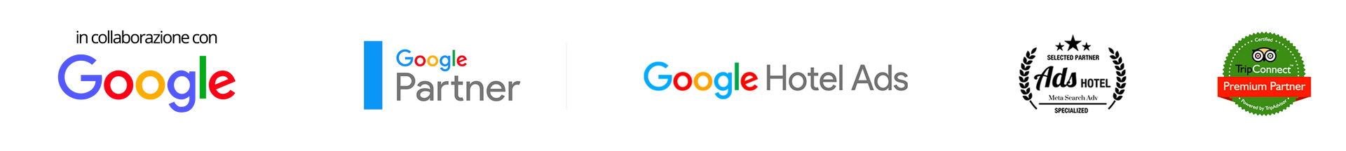 Loghi e badge di Google.