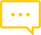 Fumetto giallo con tre puntini, che indica un messaggio o un dialogo.