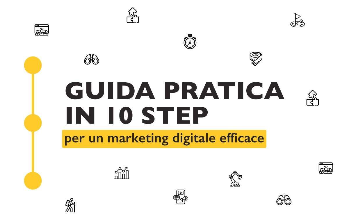 Grafica bianca con testo in italiano: