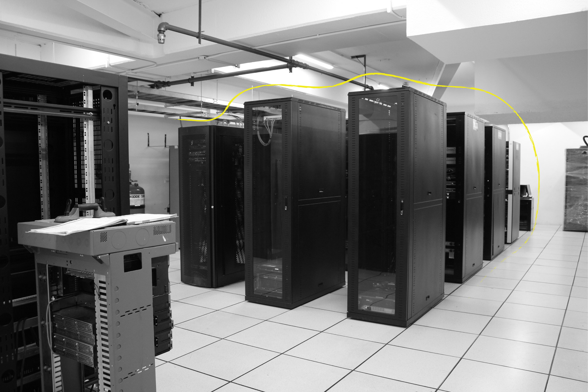 Vista del Data Center en el site de Relox