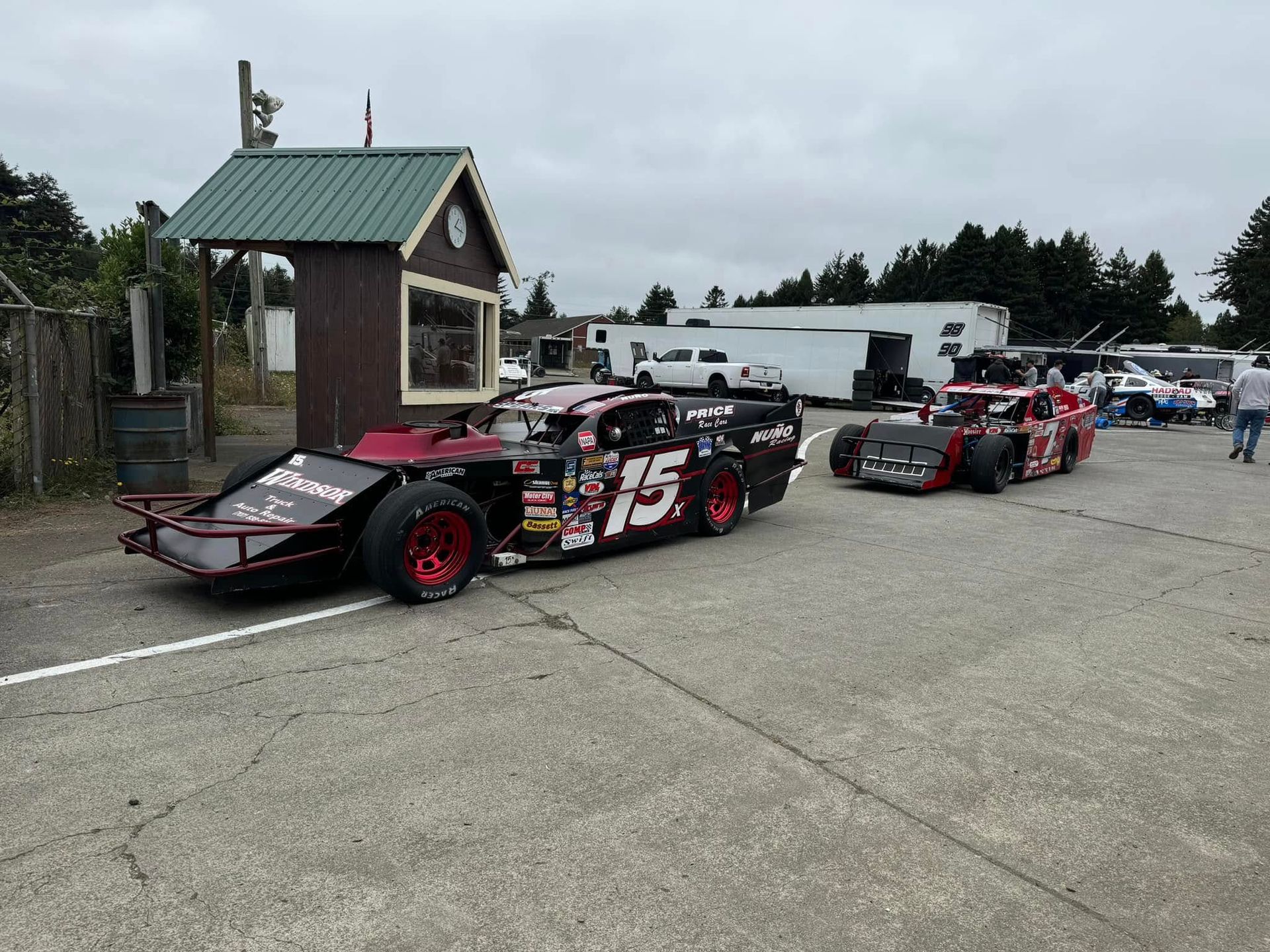 race car in parking lot | Windsor Truck and Auto