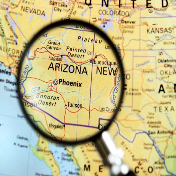 Arizona Map Photo
