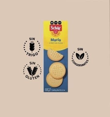 Caja de galletas sin gluten de Schär Maria