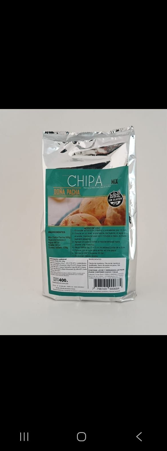 Doña Pacha Chipá x 400 gr