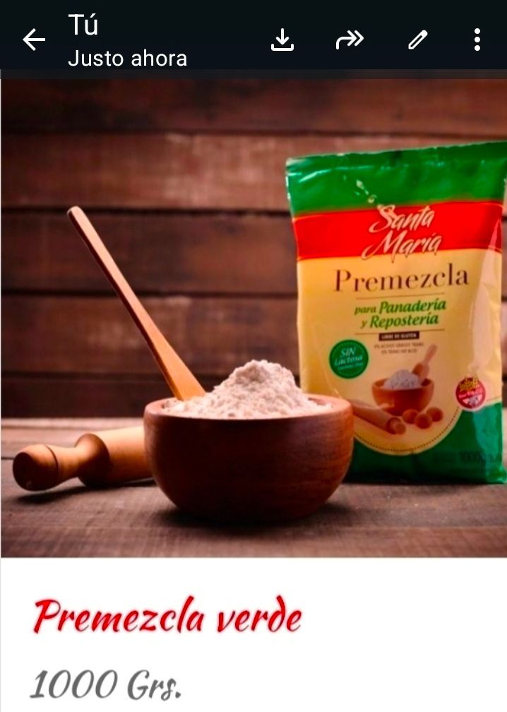 Santa María Premezcla Verde x 1kg.