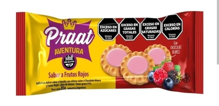 Praat  Aventura Vainilla con Frutos rojos y blancos