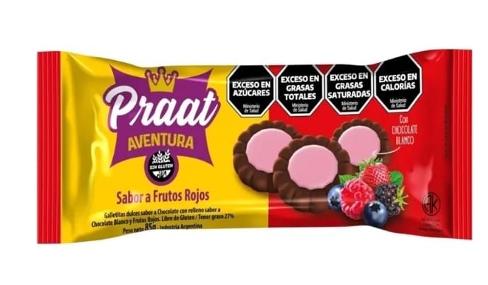 Praat Aventura Chocolae  con Frutos Rojo y Blancos