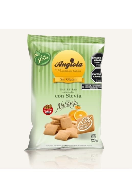 Angiola Sin Azucar Sabor Naranja