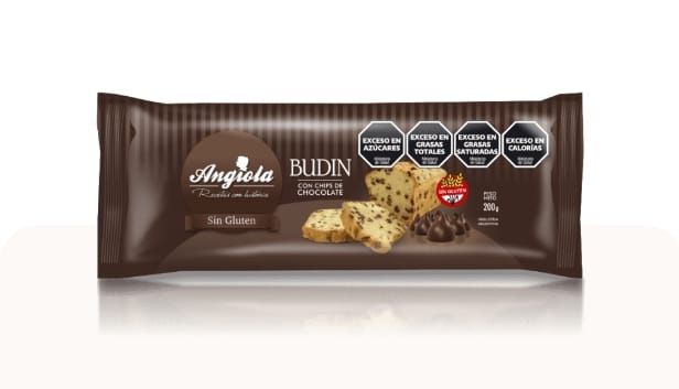 Angiola budin con chips de Chocolate