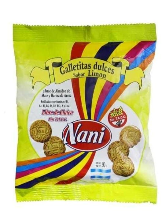 Nani Galletitas Limón