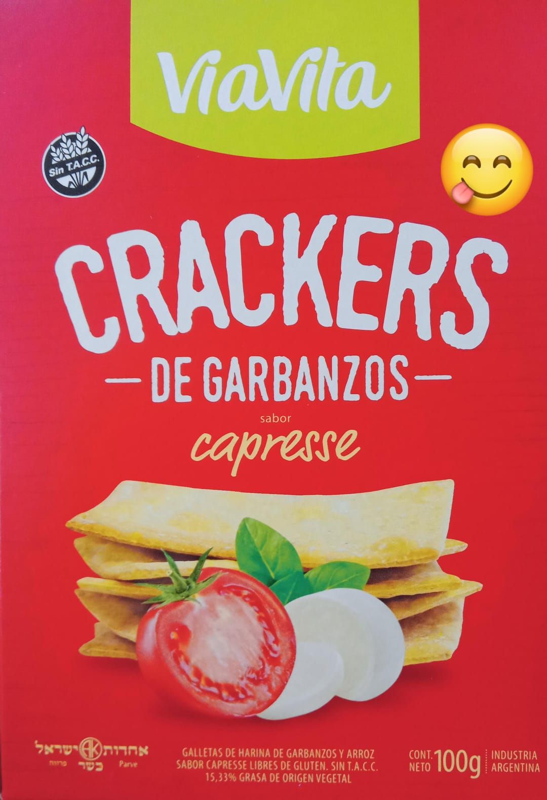 Via Vita Crackers Garbanzos capresse