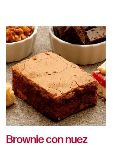 La Delfina Brownies con nuez