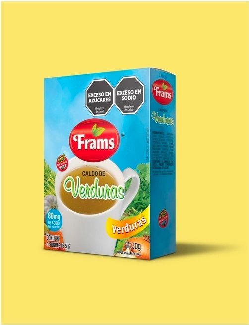 Frams Caldos de Verdura Sin Sal