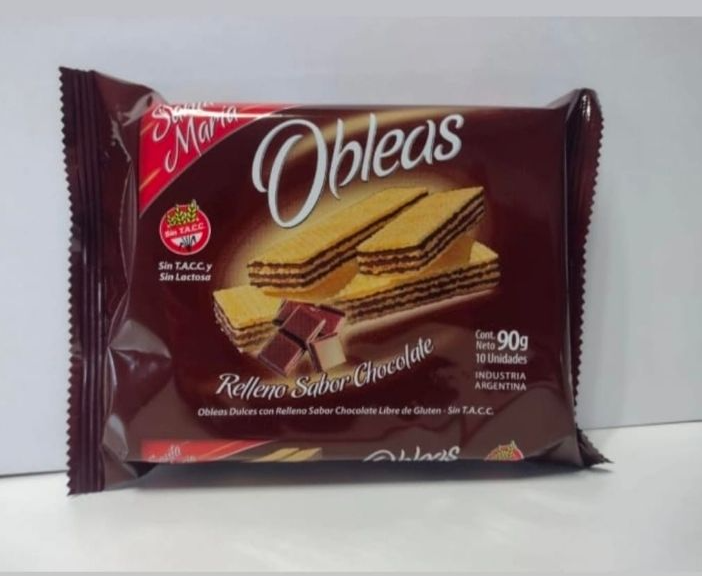 Santa María Obleas de Chocolate.