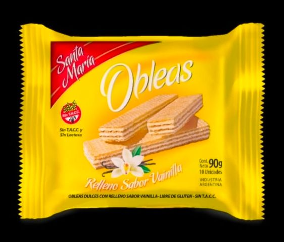 Santa María Obleas Vainilla