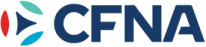 A blue and red logo for cfna on a white background. | Union Line Garage