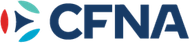 A blue and red logo for cfna on a white background. | Union Line Garage
