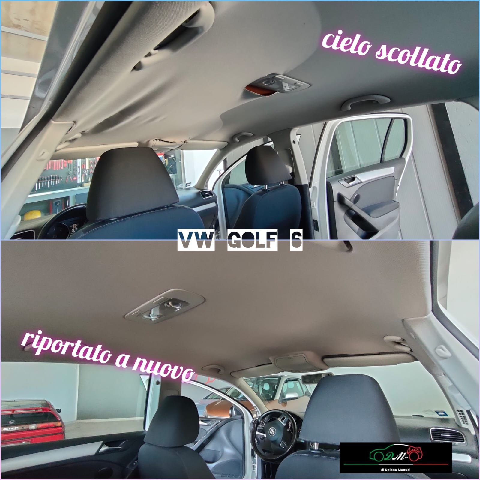 rifacimento tappezzeria cielo aperto auto