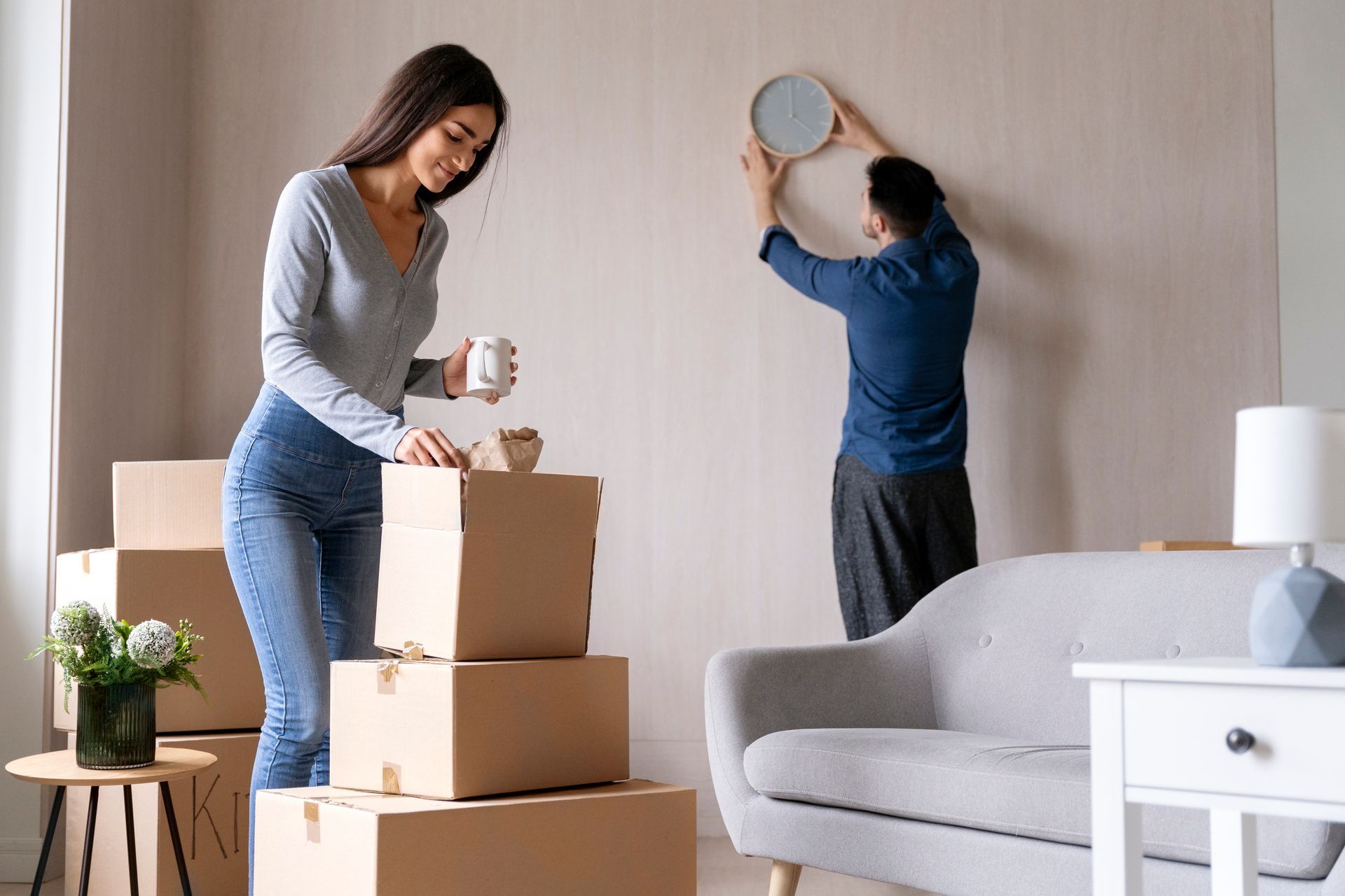 couple packing things for a move