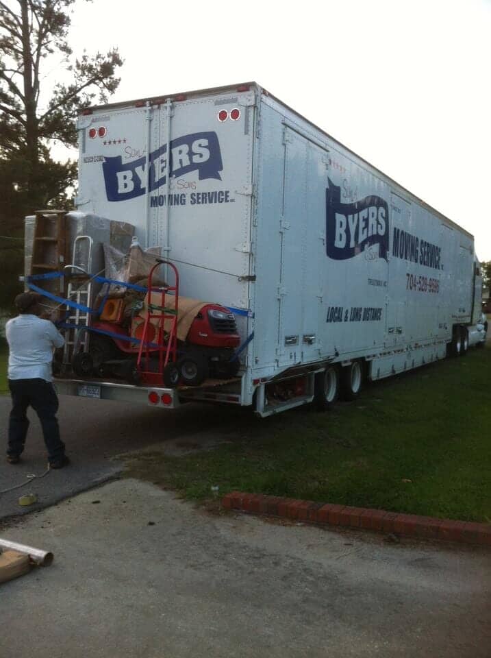 Man Behind the Byers Truck — Moving Company in Troutman, NC