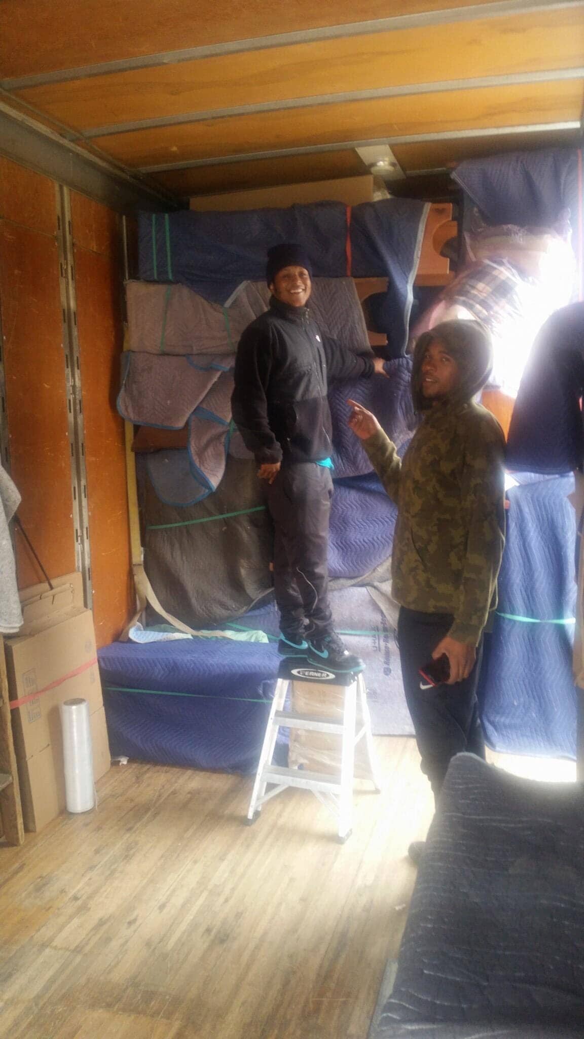 Two Men Arranging Goods to Deliver — Moving Company in Troutman, NC