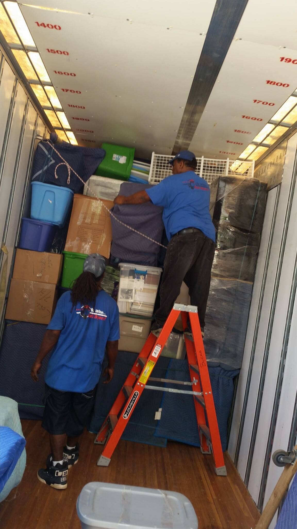 Men Arranging the Boxes — Storage Facility in Troutman, NC