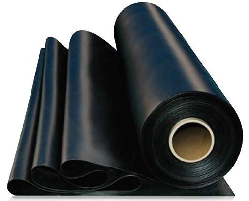 Roll of Black Rubber Sheeting