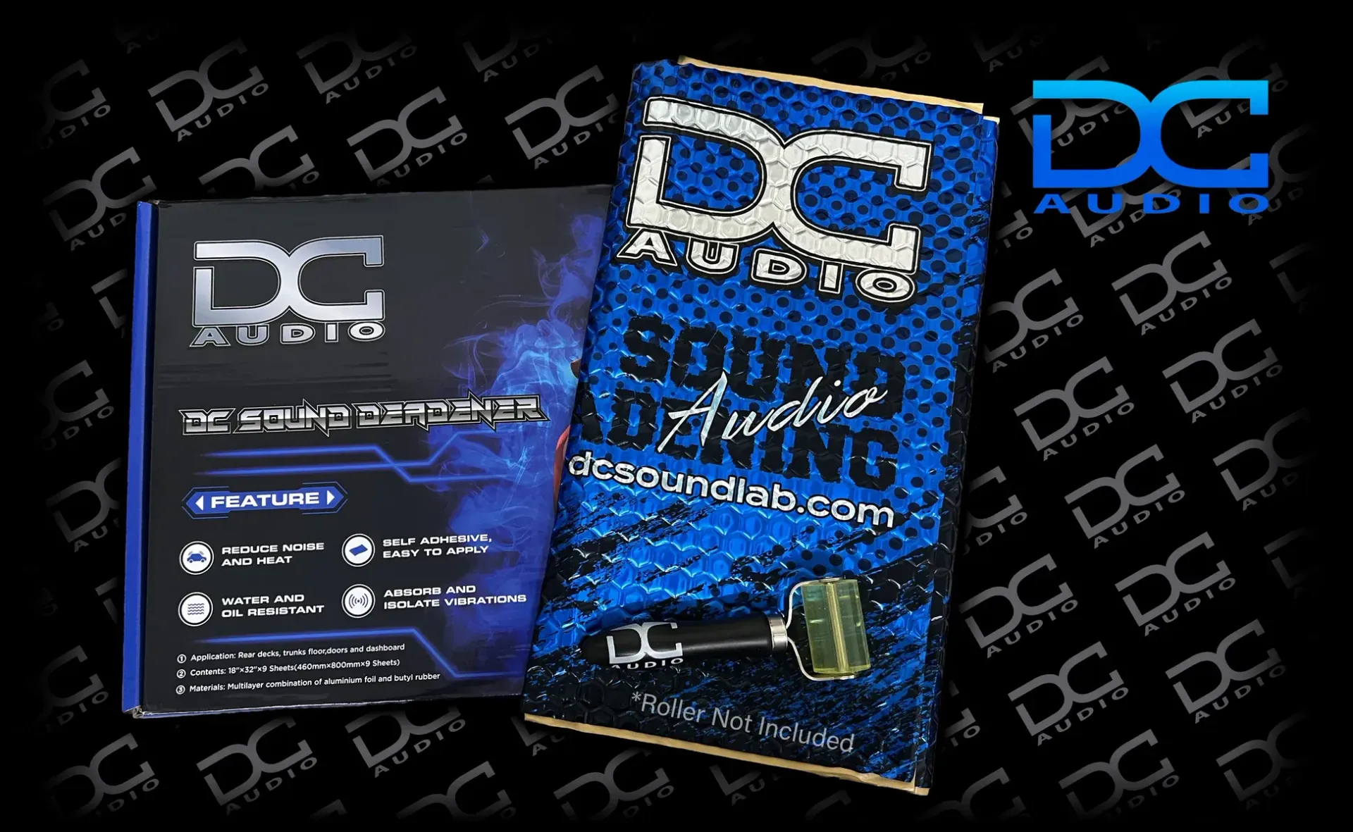 A box that says dc audio on it