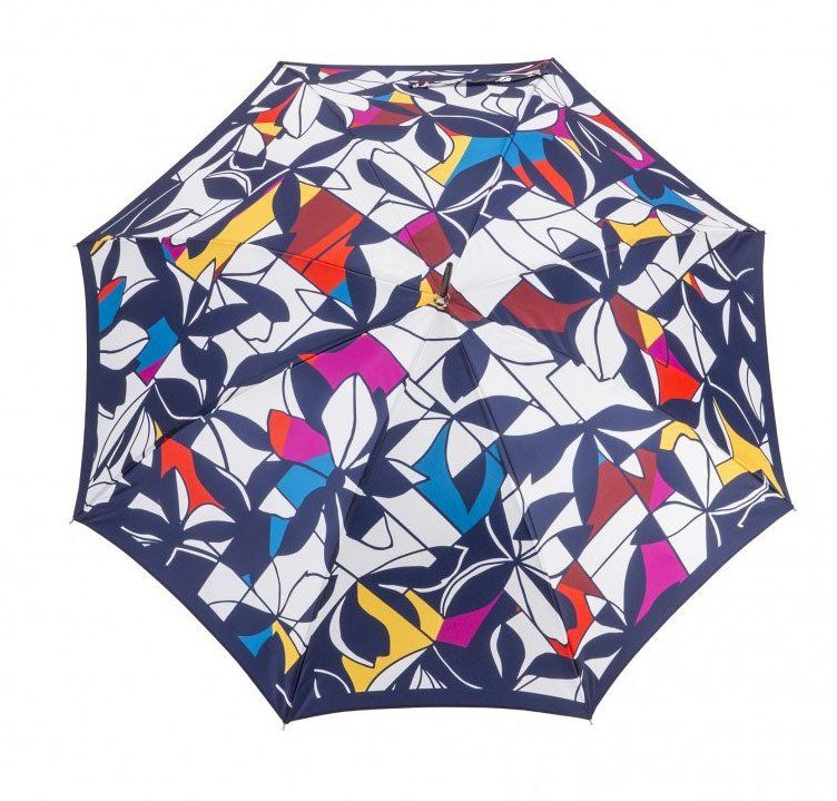parapluie canne à motifs colorés