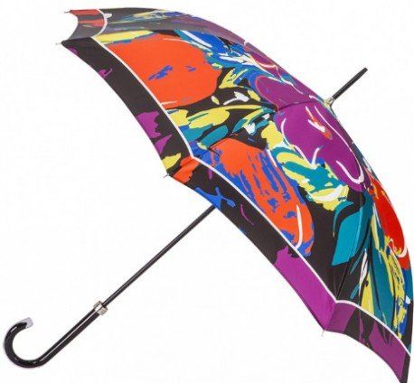 parapluie coloré violet jaune bleu noir
