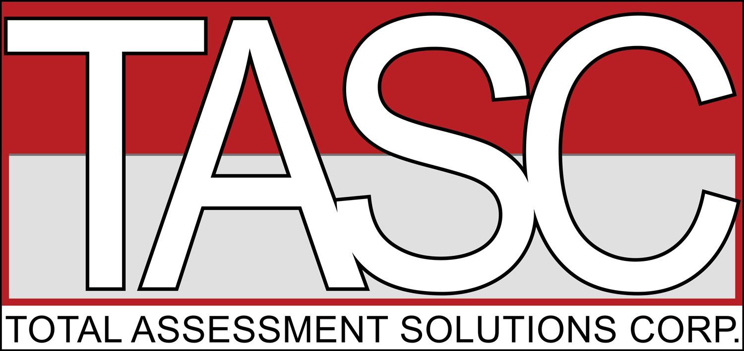 A logo for tasc total assessment solutions corp.