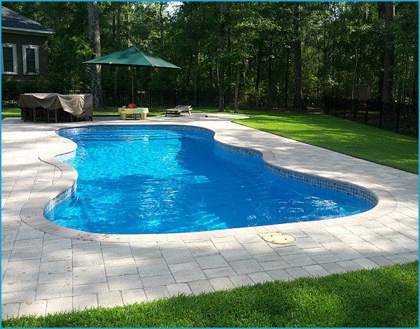 Clean And Big Inground Pool — Sandford, NC — Azure Pools & Spas