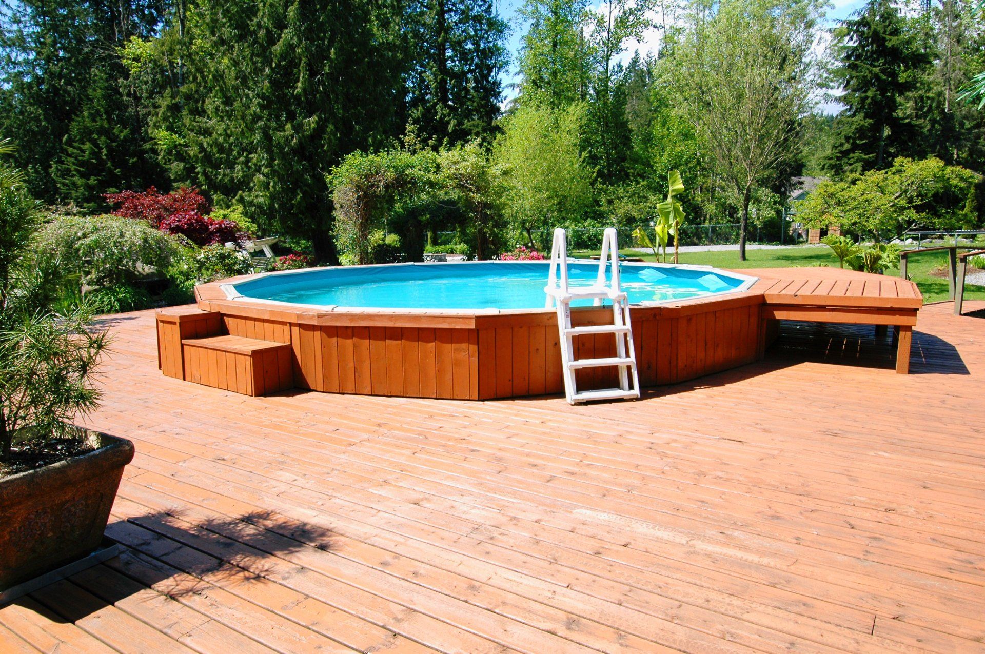 Aboveground Swimming Pool — Sandford, NC — Azure Pools & Spas